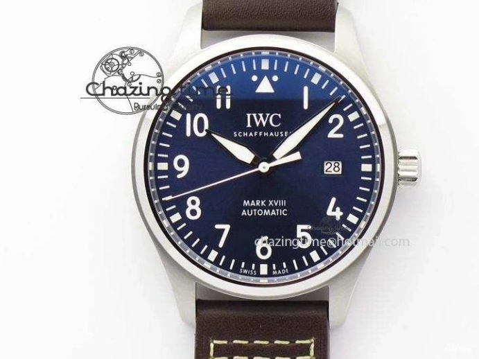 MIROTIME 0320 Mark XVIII Le Petit Prince IW327004 SS Mk Maker Best Edition Blue Dial On Brown Leather Strap A TimelessDesign 7296